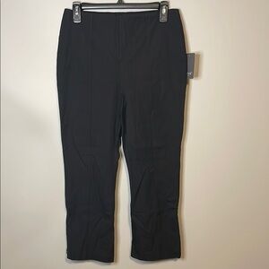 Lysse Black Straight Ankle Pull On Pants Size Medium NEW